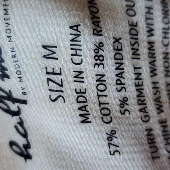 Half Moon by Modern Movement hoodie pullover SZ Medium Ecru NWT - Picture 3 of 12